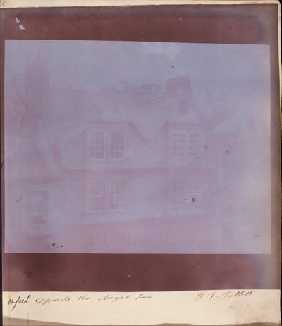 Oxford, gegenüber dem Angel Inn von William Henry Fox Talbot